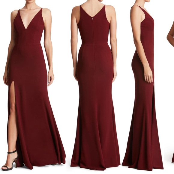 Dress the Population Dresses & Skirts - Dress the Population Burgundy Iris Dress